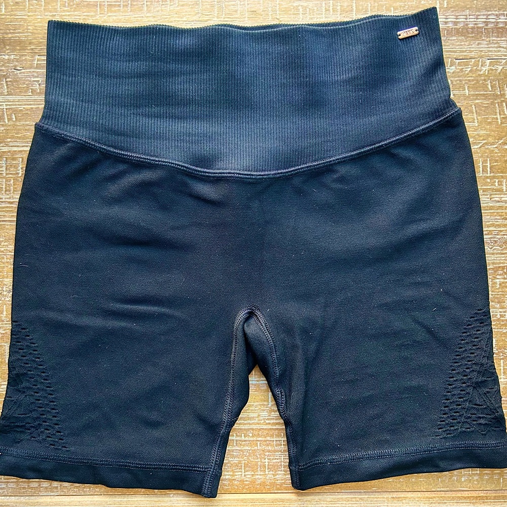 PINK Seamless Athletic Bike Shorts with cutouts